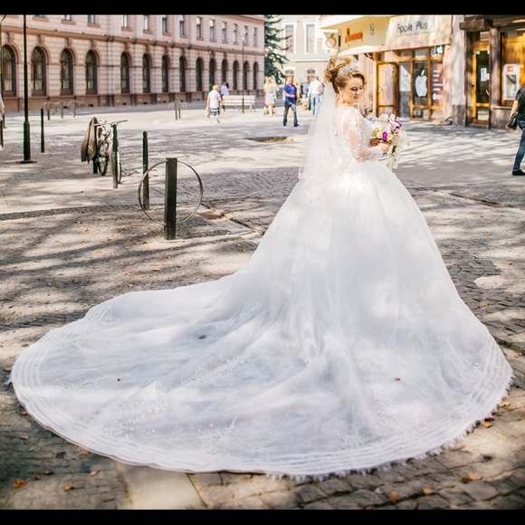 🔥Gorgeous 🔥Wedding dress size 10 - Picture 7 of 9